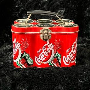 Vintage 1973 Coca Cola Six Pack Bottles Lunch Box